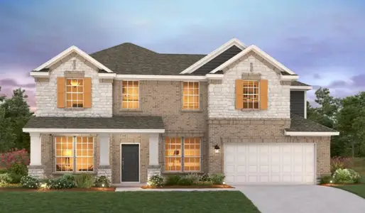 New construction Single-Family house 105 Possumhaw Ln, San Marcos, TX 78666 plan William - image