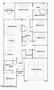 New construction Single-Family house 1482 W Ridge Rd, Apache Junction, AZ 85120 Clark II Plan 4076- photo 1 1