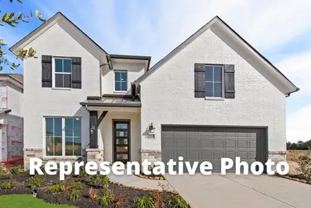 New construction Single-Family house 1163 Beals Creek St, Conroe, TX 77304 The Davenport- photo 0