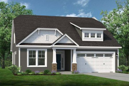 New construction Single-Family house 54 Baird Cove Lane, Angier, NC 27501 - photo 0