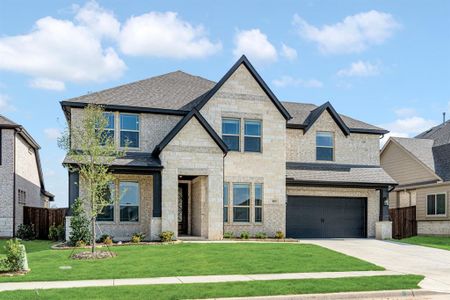 New construction Single-Family house 805 Turnbull Ave, Justin, TX 76247 Bellflower II- photo 0