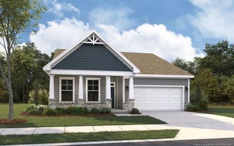 New construction Single-Family house 332 Maverick Ln, Dunn, NC 28334 plan Belair - image