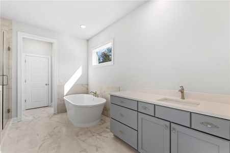 New construction Single-Family house 715 Crest Line Trl, Powder Springs, GA 30127 plan Windsong - image 16