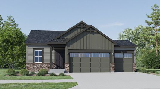 New construction Single-Family house 3516 Aspen Glen Lp, Elizabeth, CO 80107 plan Dolly - image