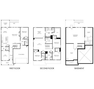 New construction Single-Family house 7251 Lyric St, Fairburn, GA 30213 plan Johnson Basement - image