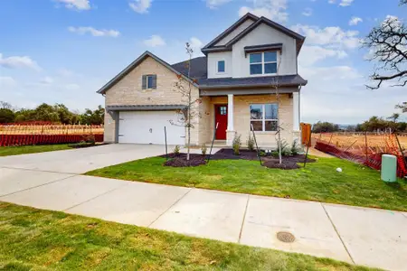 New construction Single-Family house 3904 Fulton Dr, Leander, TX 78641 Franklin II- photo 1 1