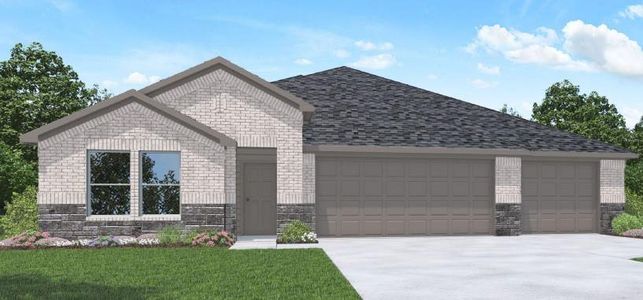 New construction Single-Family house 205 Homestead Ct, Dayton, TX 77535 plan Courtland - image