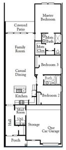 New construction Single-Family house 103 Backwood Pass, Taylor, TX 76574 plan Daylily - image