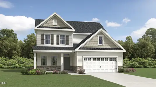 New construction Single-Family house 821 Cassa Clubhouse Wy, Knightdale, NC 27545 - image