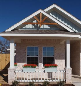 View of front of home with covered porch