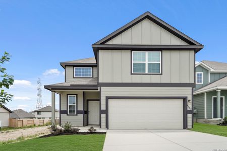 New construction Single-Family house 8542 Catnip Pass, Elmendorf, TX 78112 plan The Wisteria - image