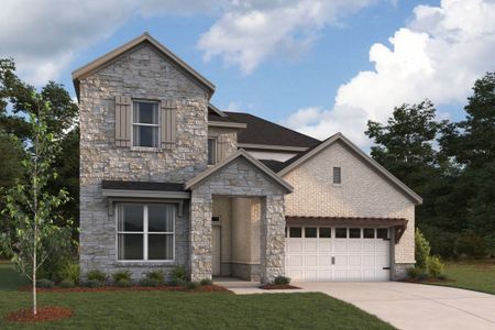 New construction Single-Family house 335 Champ Ave, Buda, TX 78610 plan Balcones II - Signature II Series - image