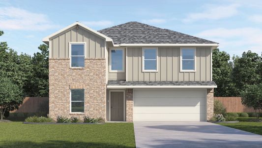New construction Single-Family house 13407 Eppright Trce, Manor, TX 78653 plan The Dawson - image
