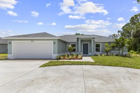New construction Single-Family house 637 Nw Bayshore Blvd, Port St. Lucie, FL 34984 plan Seagull - image