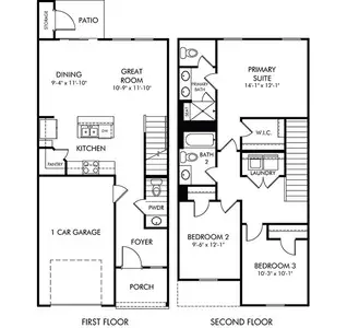 New construction Townhouse house 218 Tiger Lily Dr, Fort Mill, SC 29708 plan Topaz - image
