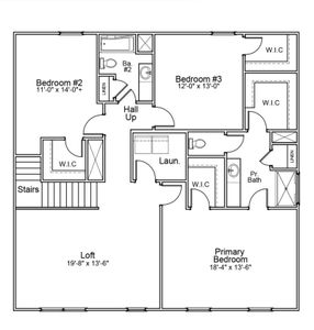 New construction Single-Family house Lillington, NC 27546 plan Russell - Genesis Value Collection - image 4