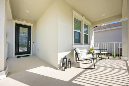 Covered front porch