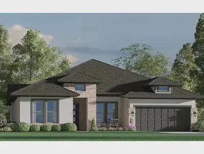 New construction Single-Family house 5410 Majestic Ct, Manvel, TX 77578 plan Montgomery - image