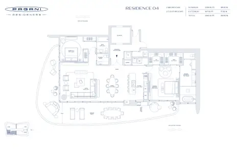 New construction Condo house 7940 W Dr, North Bay Village, FL 33141 plan Residence 04 - image