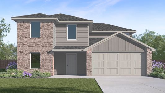 New construction Single-Family house 173 Baby Calf Roping Rd, Jarrell, TX 76537 plan Denise - image