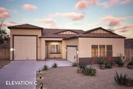 New construction Single-Family house 4263 S 255Th Dr, Buckeye, AZ 85326 plan Marana - image