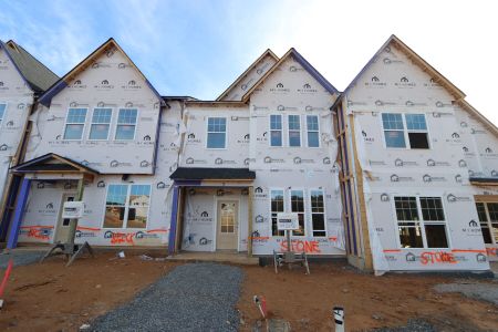 New construction Townhouse house 3197 Mission Olive Pl, New Hill, NC 27562 Hazelnut - Townhome Series- photo 2 2