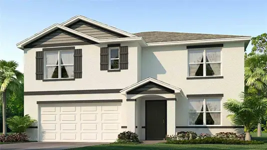 New construction Single-Family house 15015 Crosshall Stream Dr, Wimauma, FL 33598 plan Hayden - image