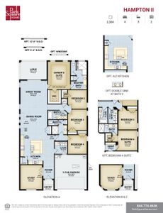 New construction Single-Family house 9008 Wildlight Trl, Wildwood, FL 34785 plan Hampton II - image 4