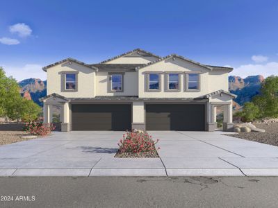 New construction Townhouse house 1131 E Mcneil St, Phoenix, AZ 85042 Terrace- photo 0