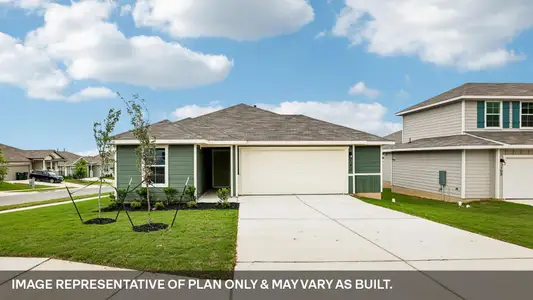 New construction Single-Family house 184 Balmorehea St, Kyle, TX 78640 plan The Dawson - image