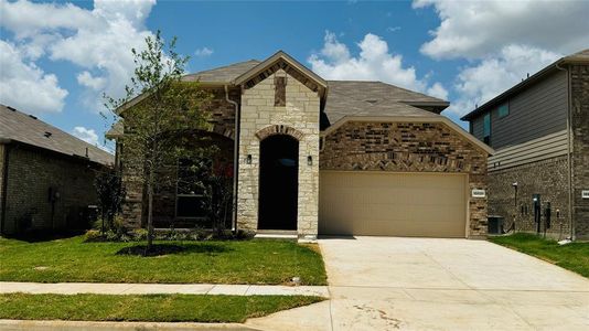 New construction Single-Family house 15521 Halstead Lane, Fort Worth, TX 76247 SANTA FE- photo 0