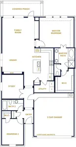 New construction Single-Family house 1562 Worsham Pass, San Antonio, TX 78260 plan Salerno - image