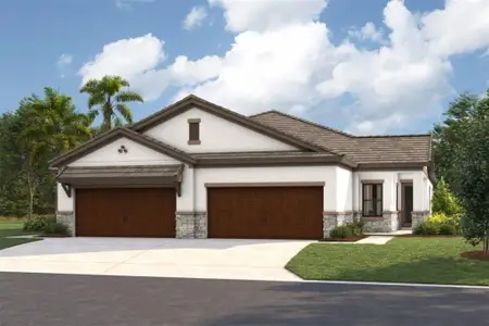 New construction Single-Family house 35517 Stableton Ln, Zephyrhills, FL 33541 plan Bridgeport III - image