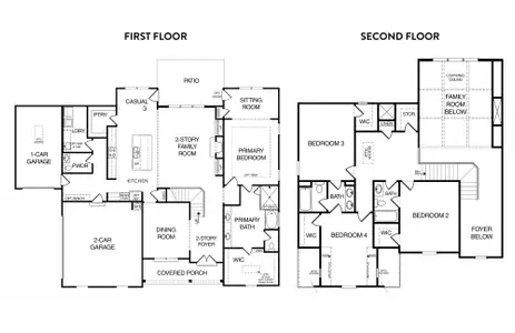 New construction Single-Family house 61 Amelia Ct, Covington, GA 30014 plan (GA)Cooper A 3 Side Entry - image