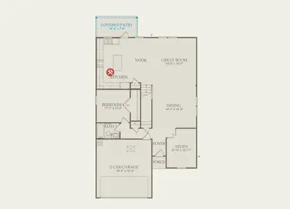 New construction Single-Family house 13607 Anchor Wy, San Antonio, TX 78245 plan Mesilla - image 4