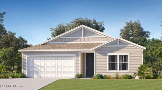 New construction Single-Family house 2407 Morganza Way, Green Cove Springs, FL 32043 Abaco II- 2 car version- photo 0