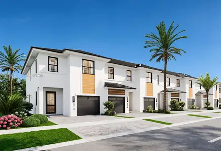 New construction Townhouse house 14815 Bethune Dr, Homestead, FL 33176 - image