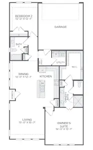 New construction Townhouse house 9420 Laurel Wreath Dr, Forney, TX 75126 plan christina - image