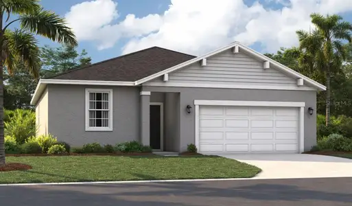 New construction Single-Family house 5916 Cliffbow Lp, Leesburg, FL 34748 plan The Portland - image
