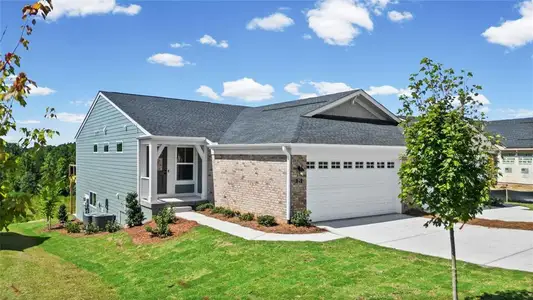 New construction Townhouse house 25 Village Dr, Dawsonville, GA 30534 plan Wembley - image