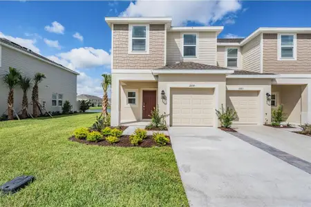 New construction Townhouse house 2279 Paravane Wy, Wesley Chapel, FL 33543 - photo 0