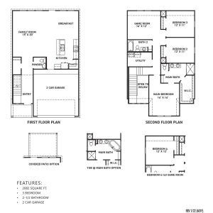 New construction Single-Family house 5323 Getty Ln, Manvel, TX 77578 plan Rain Lily - image