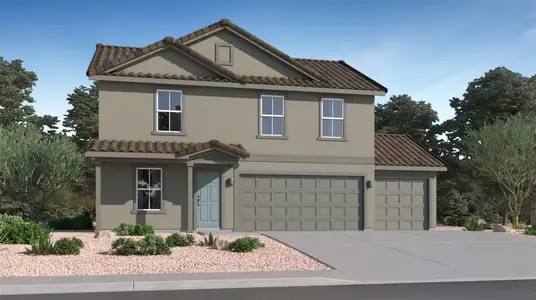 New construction Single-Family house 8298 S Larry Doby Wy, Vail, AZ 85641 plan Littleton - image