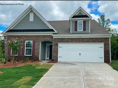 New construction Single-Family house 285 Hamptons Cove Road, Troutman, NC 28166 Dover- photo 0