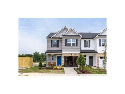 New construction Townhouse house 3831 Well Fleet Dr, Willow Spring, NC 27592 plan The Graham Exterior - image