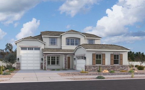 New construction Single-Family house 17165 W Harmont Dr, Waddell, AZ 85355 plan Delfino - image