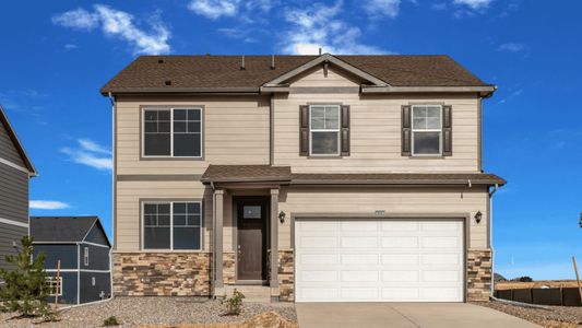 New construction Single-Family house 43092 Castle Stuart St, Elizabeth, CO 80107 plan Pendleton - image