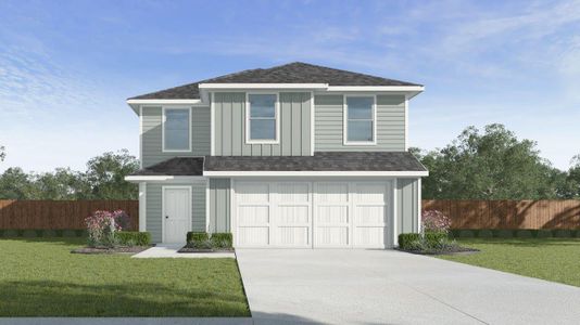 New construction Single-Family house 1200 Wilkins Valley St, Brenham, TX 77833 plan Davis - image