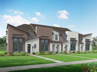 New construction Townhouse house 19727 Pennybacker Brg, Cypress, TX 77433 Ashford Plan- photo 0