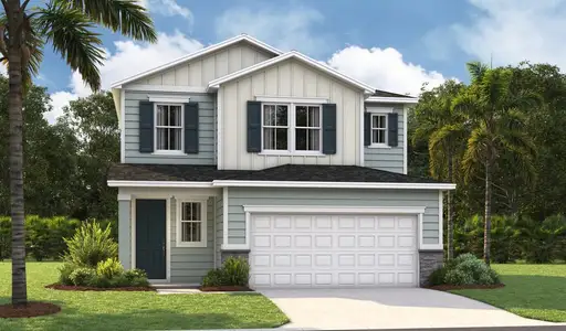 New construction Single-Family house 5616 Tomahawk Lake Dr, Jacksonville, FL 32254 plan Lynwood - image
